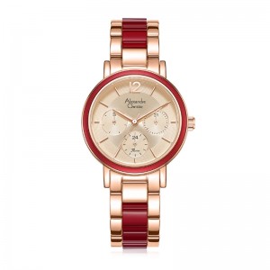 Alexandre Christie AC 2B45 Rosegold Red BFBRGRG